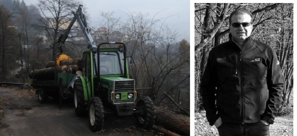 Giorgio Conci ha perso la vita nei boschi mentre recuperava gli alberi schiantati dal maltempo